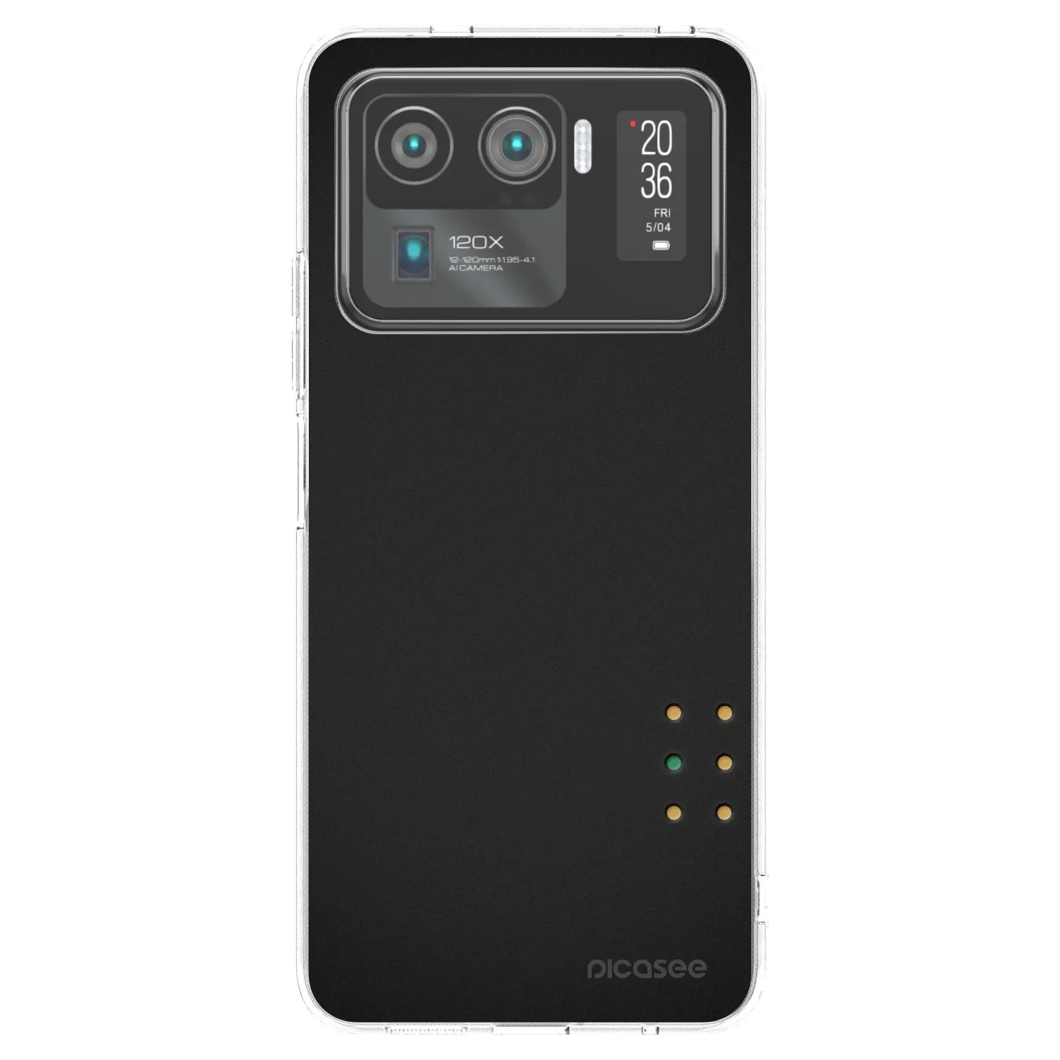 Picasee silikonska prozirna maskica za Xiaomi Mi 11 Ultra - Pulse