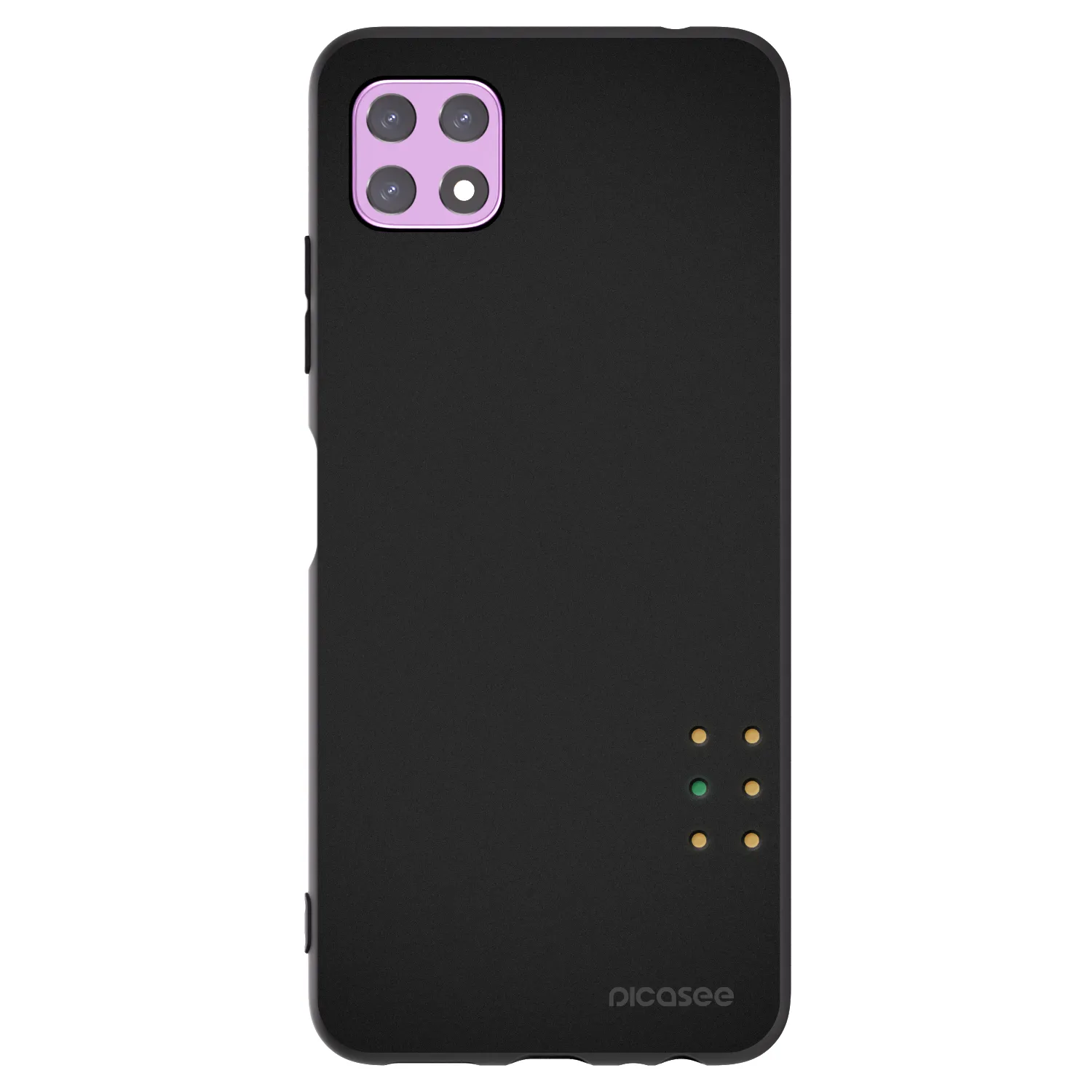 Picasee crna silikonska maskica za Samsung Galaxy A22 A226B 5G - Pulse
