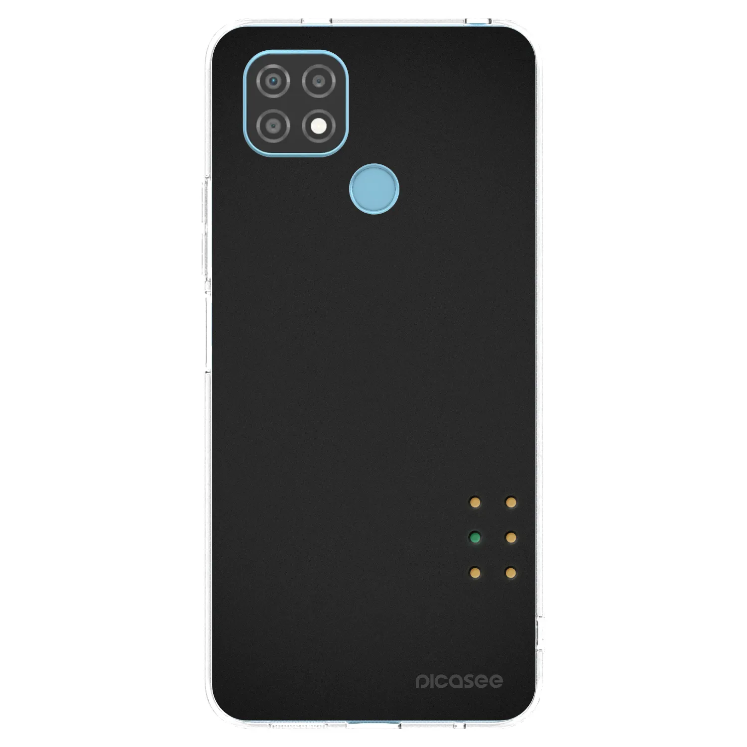 Picasee silikonska prozirna maskica za Realme C21 - Pulse
