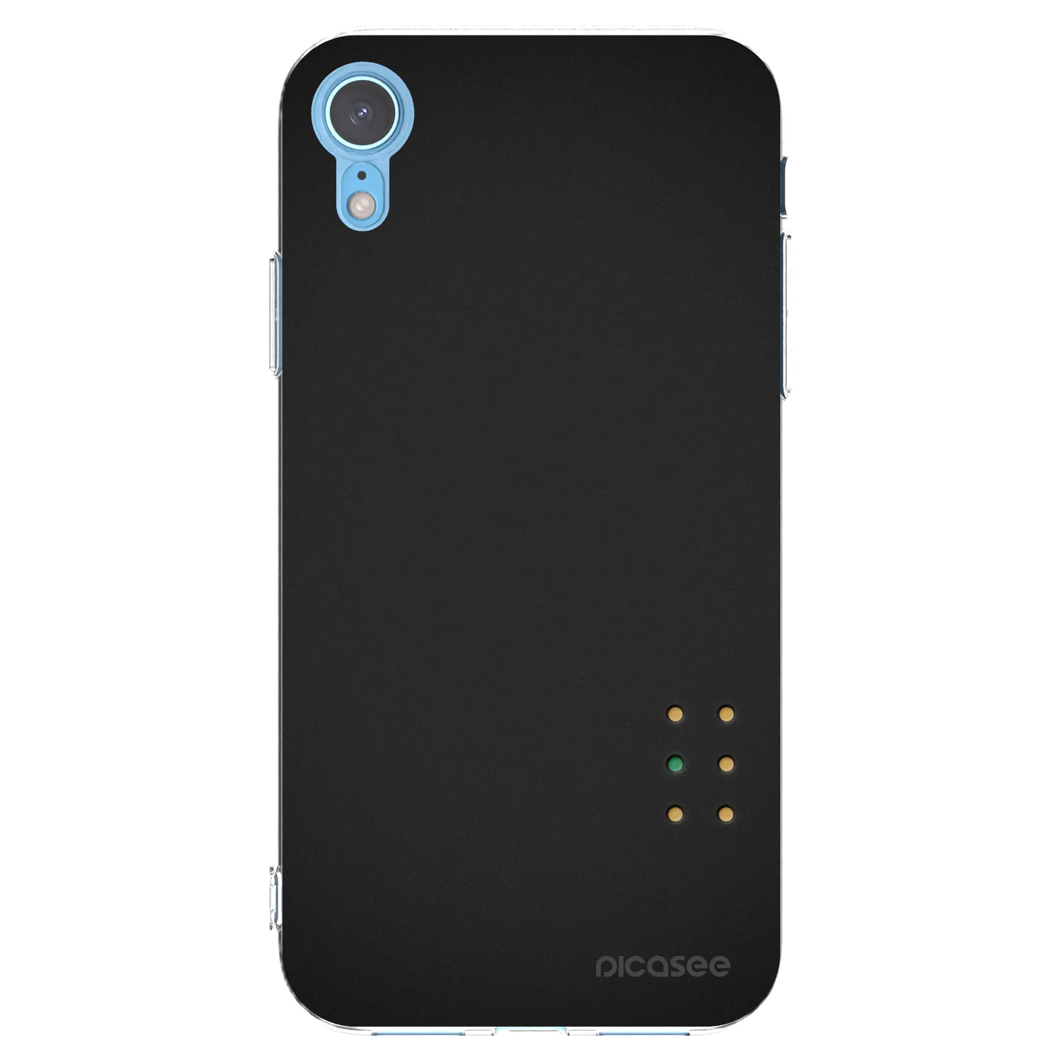 Picasee silikonska prozirna maskica za Apple iPhone XR - Pulse