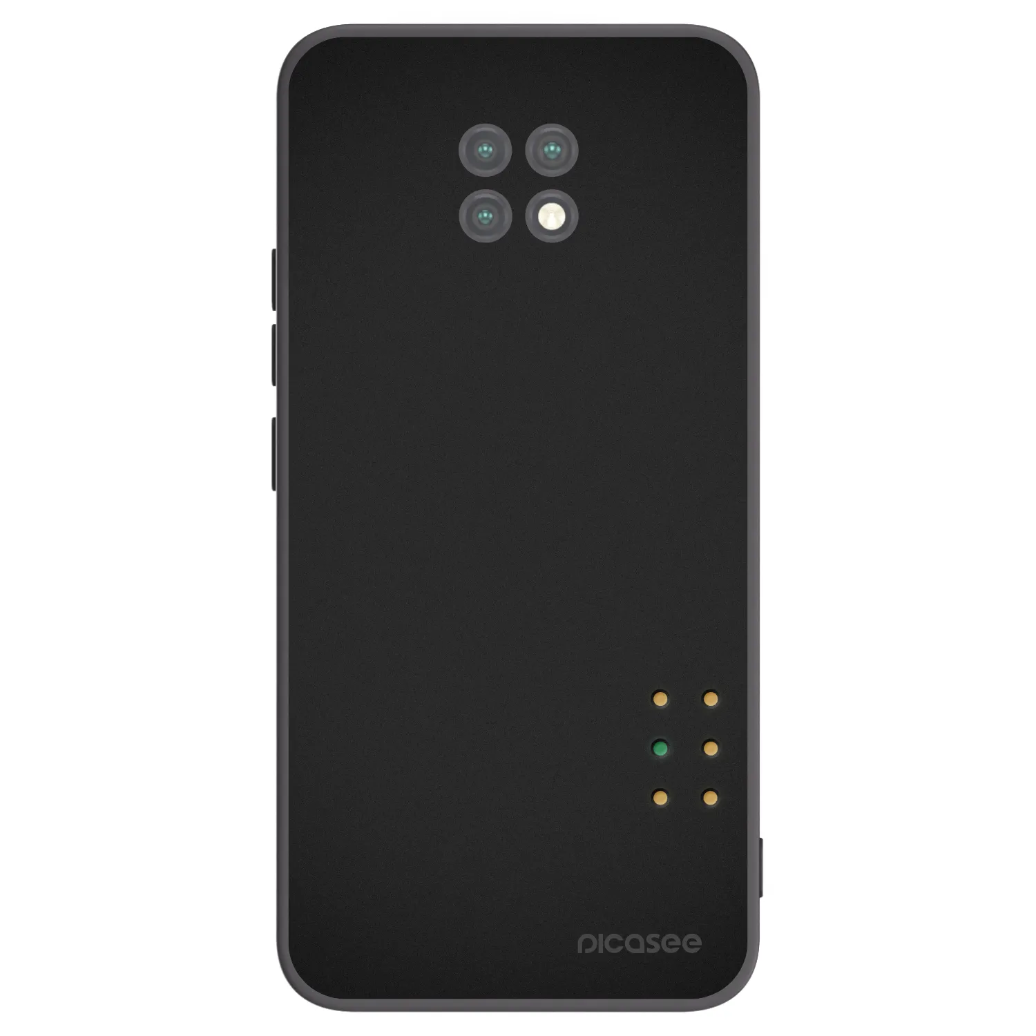 Picasee crna silikonska maskica za Xiaomi Redmi Note 9T - Pulse