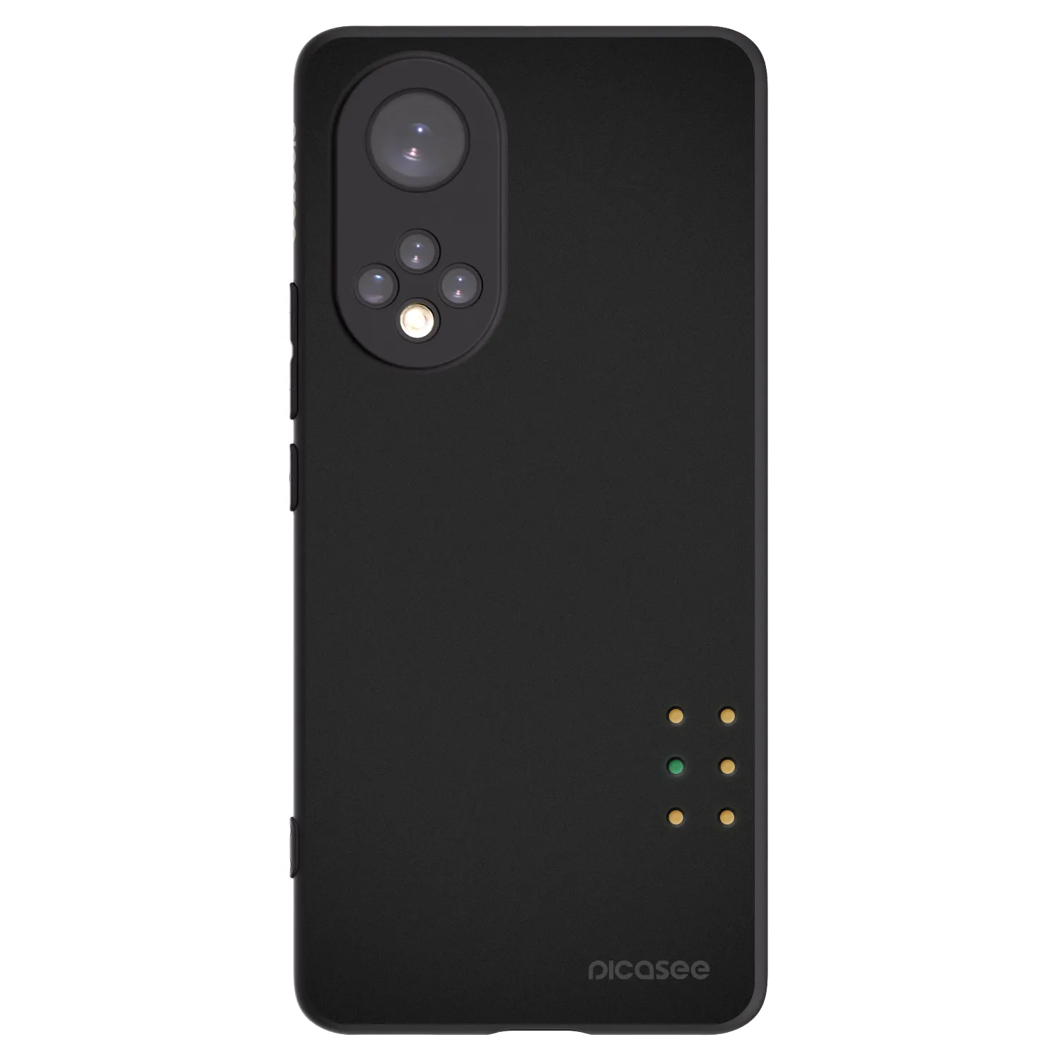 Picasee crna silikonska maskica za Honor 50 5G - Pulse