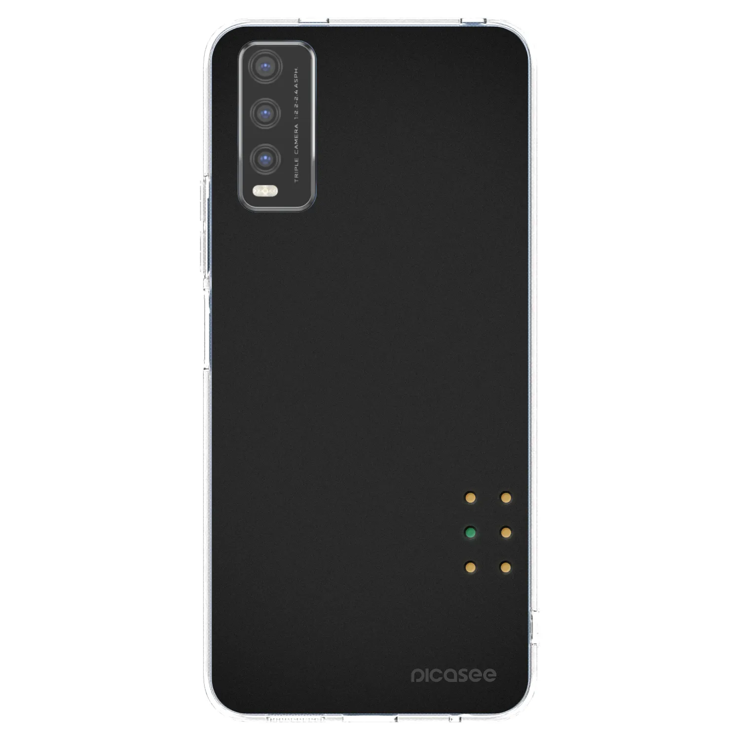 Picasee silikonska prozirna maskica za Vivo Y20s - Pulse
