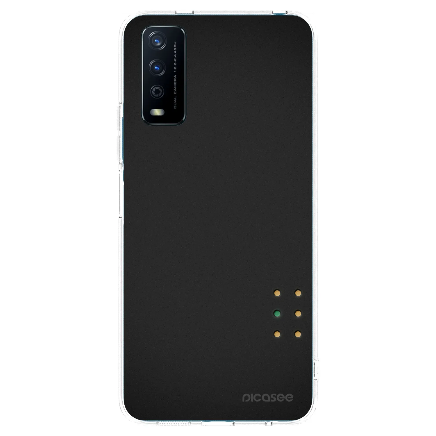 Picasee silikonska prozirna maskica za Vivo Y11s - Pulse