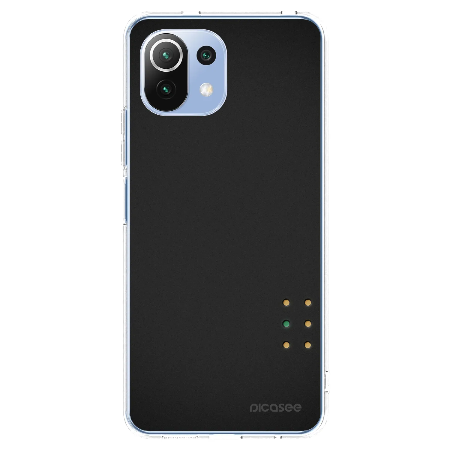 Picasee silikonska prozirna maskica za Xiaomi 11 Lite 5G NE - Pulse