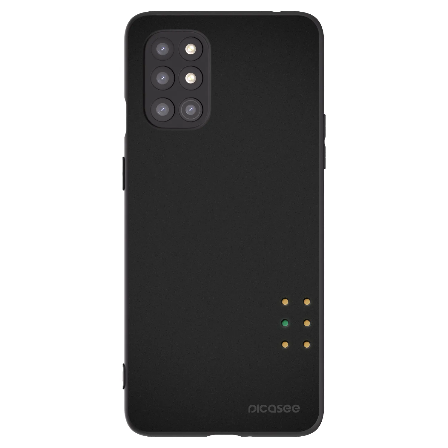 Picasee crna silikonska maskica za OnePlus 8T - Pulse