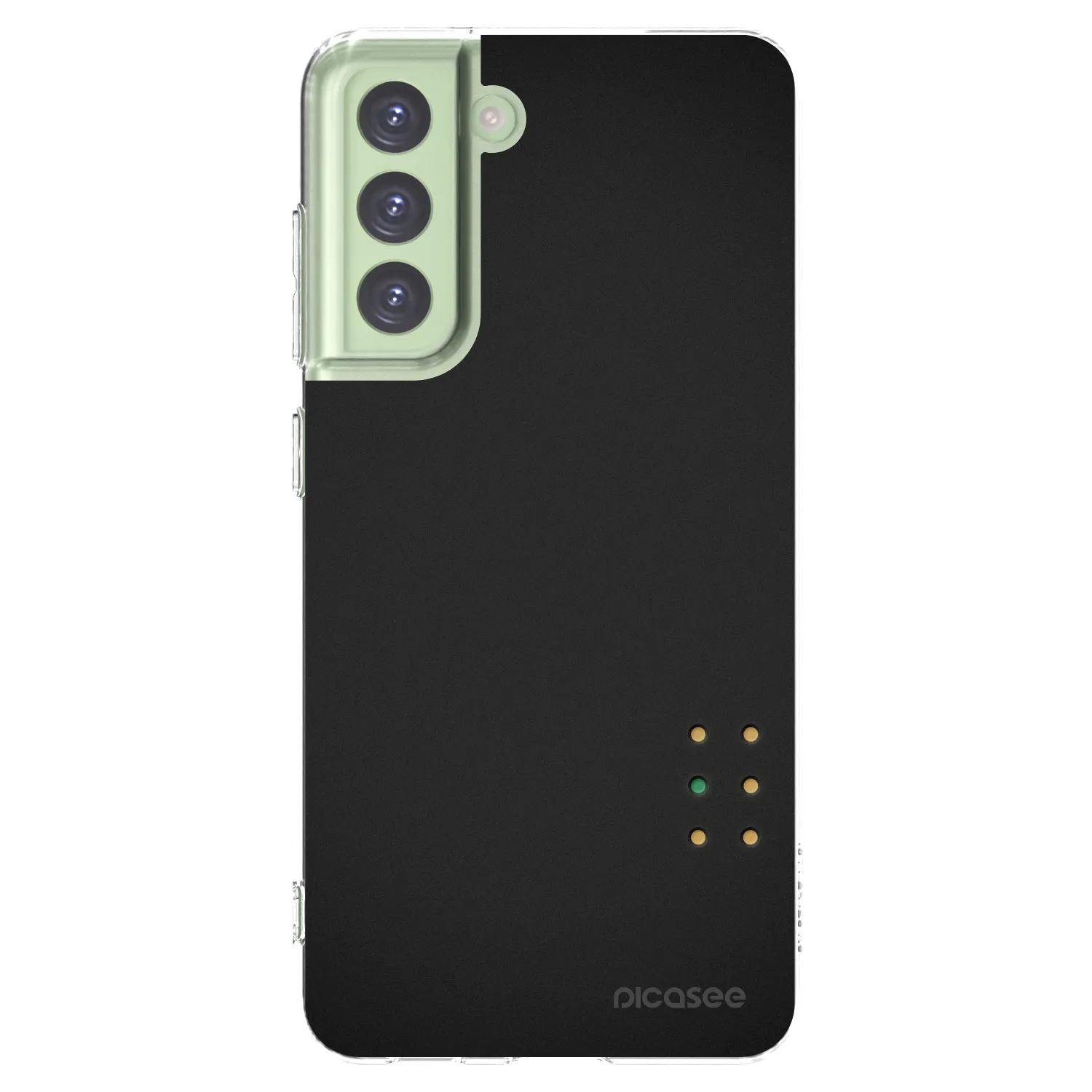 Picasee silikonska prozirna maskica za Samsung Galaxy S21 FE 5G - Pulse