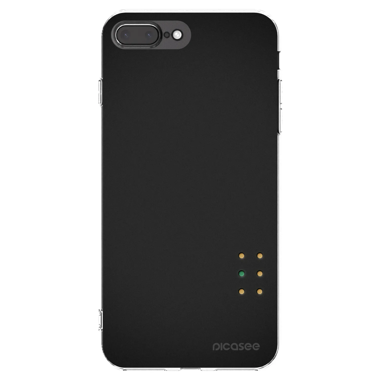 Picasee silikonska prozirna maskica za Apple iPhone 7 Plus - Pulse