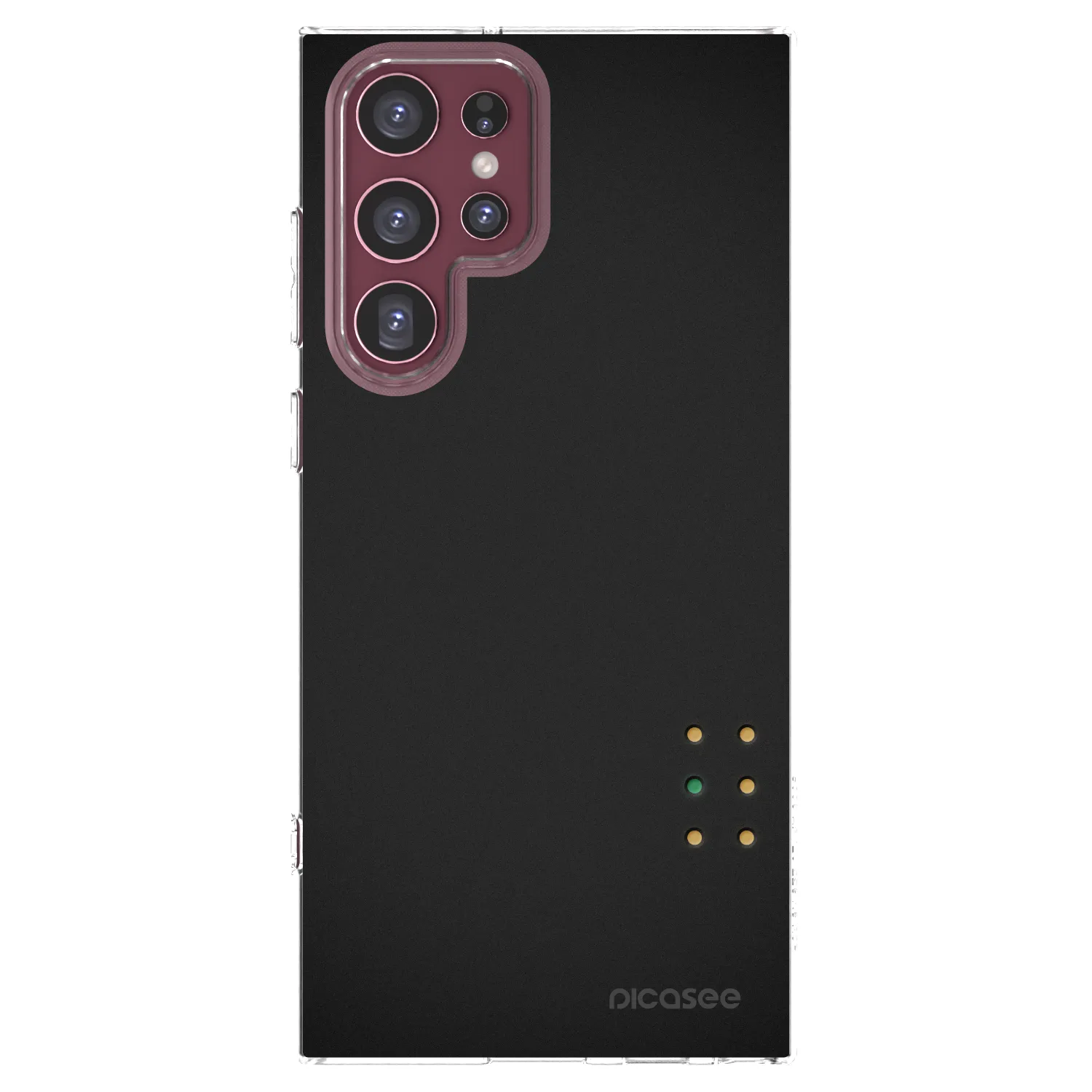 Picasee silikonska prozirna maskica za Samsung Galaxy S22 Ultra 5G - Pulse