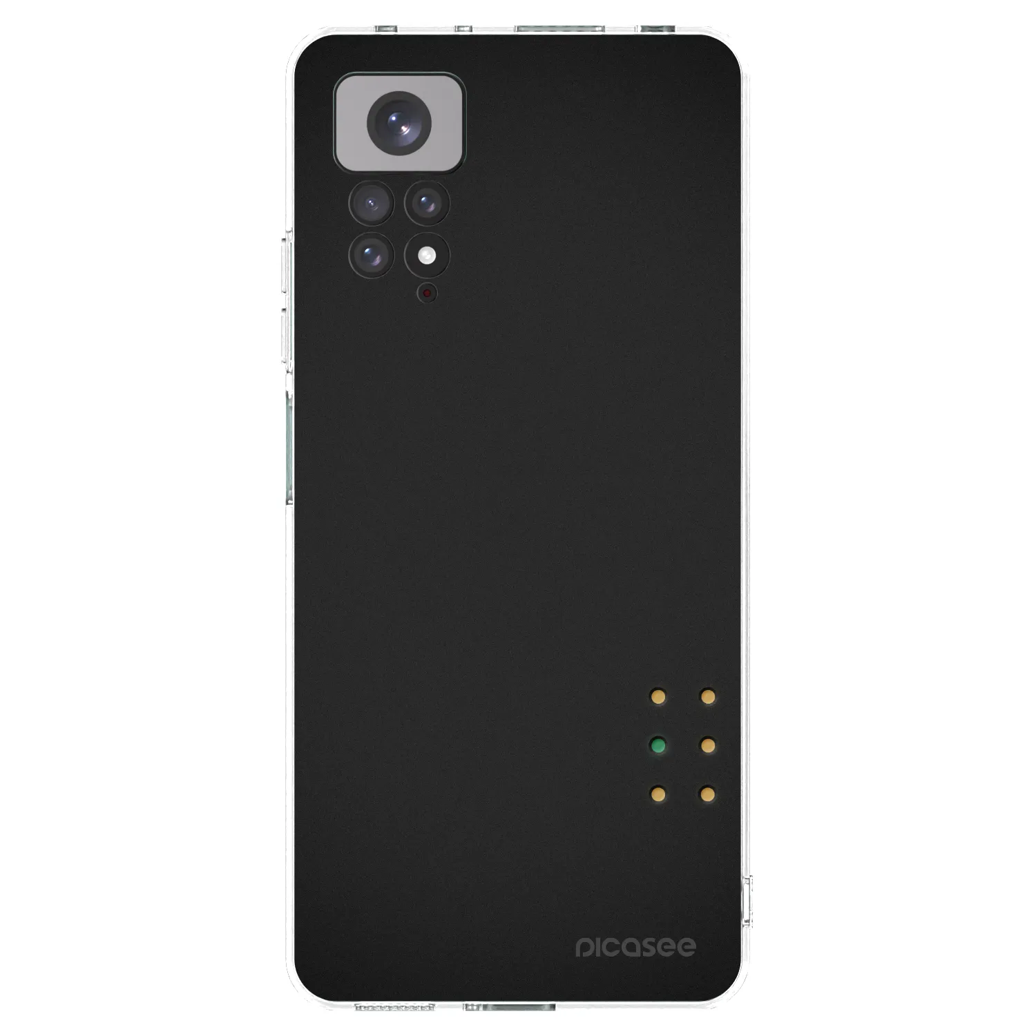 Picasee silikonska prozirna maskica za Xiaomi Redmi Note 11S 4G - Pulse
