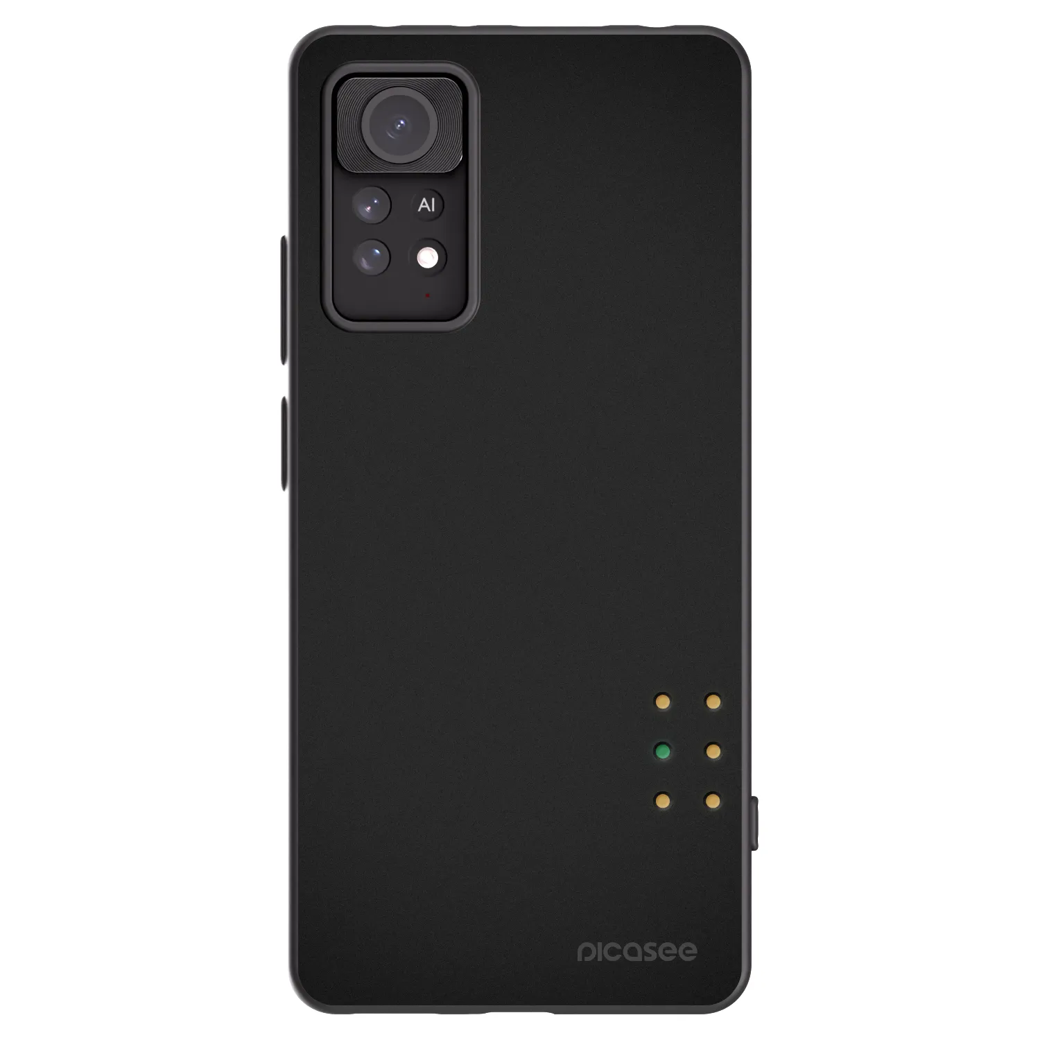 Picasee crna silikonska maskica za Xiaomi Redmi Note 11 Pro 5G - Pulse