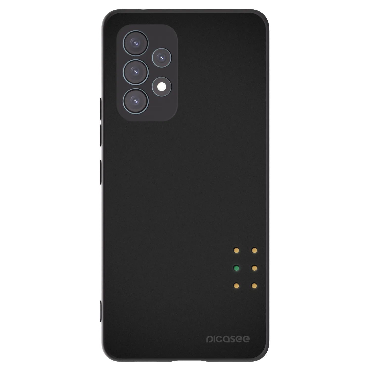 Picasee crna silikonska maskica za Samsung Galaxy A53 5G A536 - Pulse