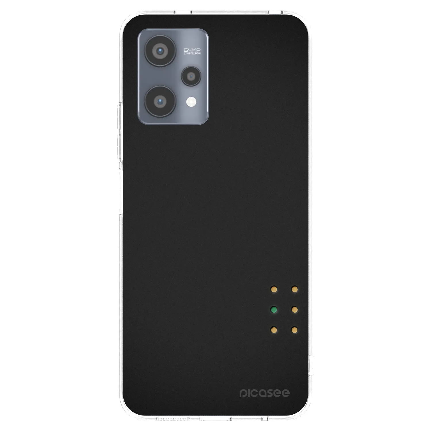 Picasee silikonska prozirna maskica za Realme 9 Pro 5G - Pulse