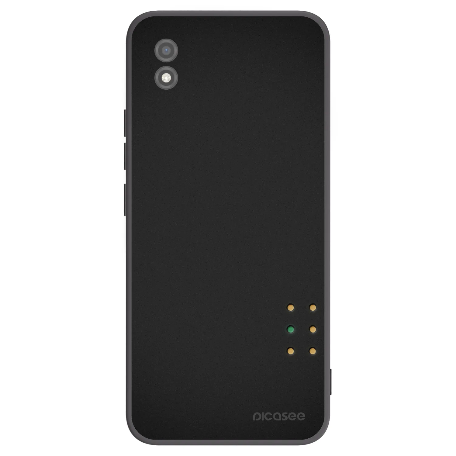 Picasee crna silikonska maskica za Realme C11 (2021) - Pulse