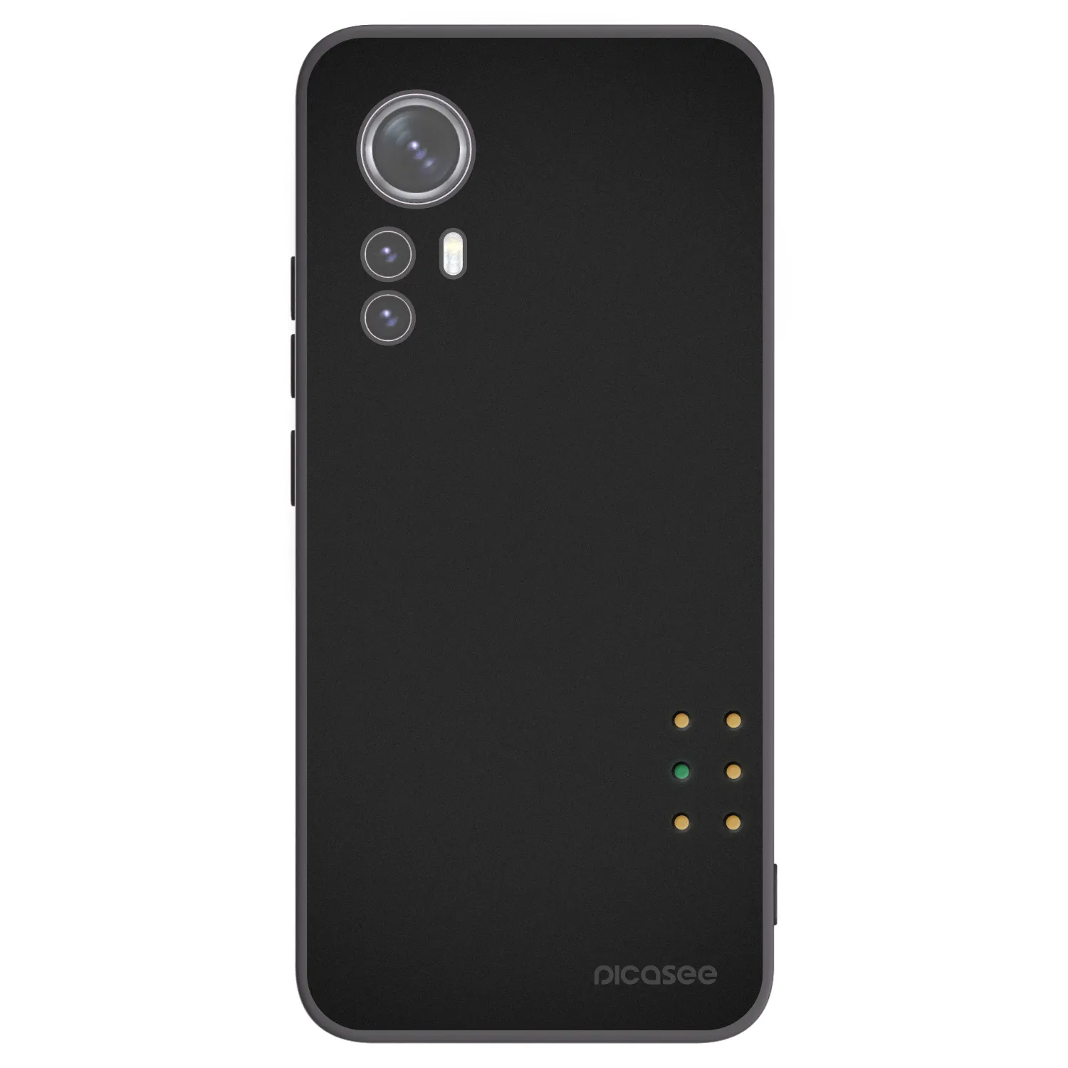Picasee crna silikonska maskica za Xiaomi 12 - Pulse