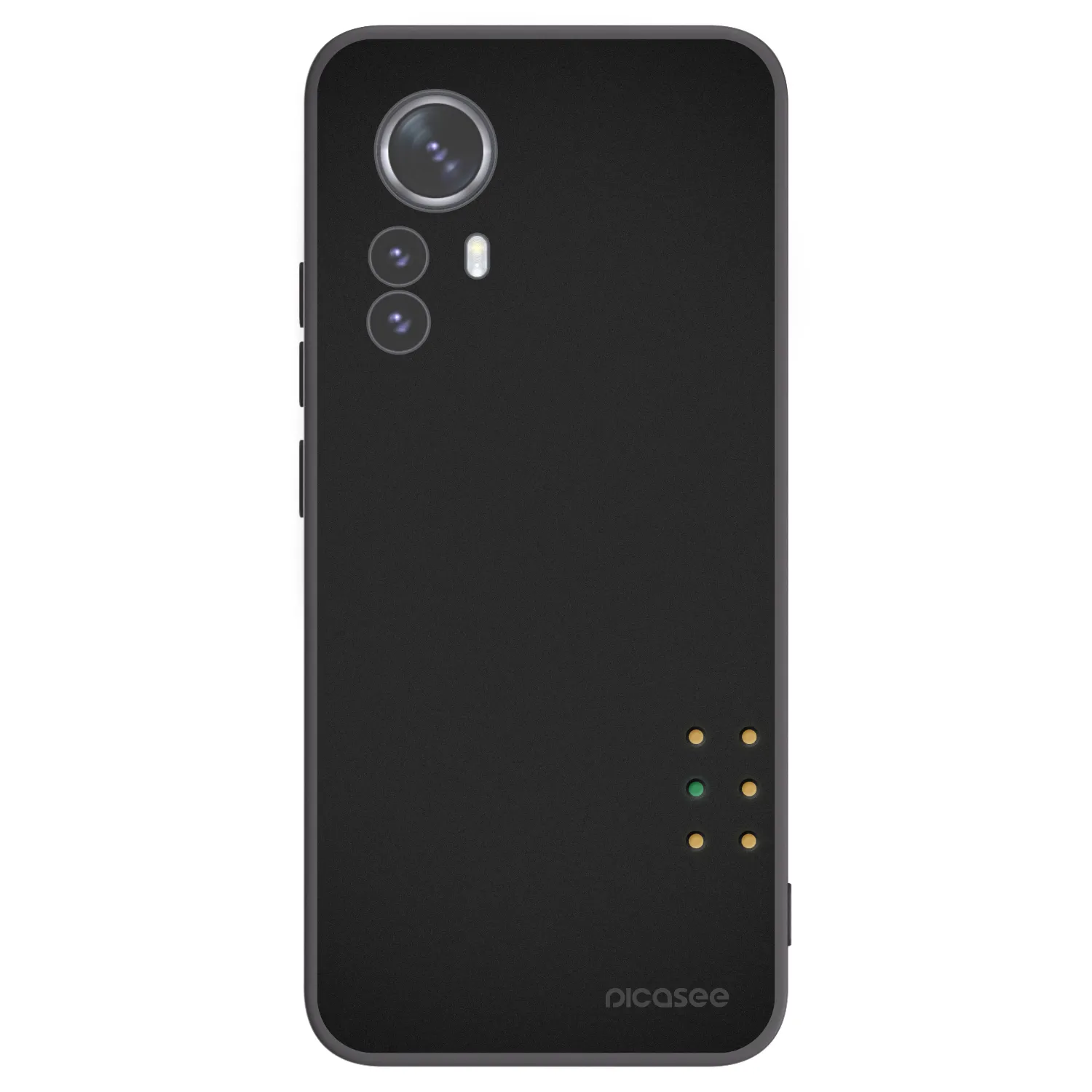 Picasee crna silikonska maskica za Xiaomi 12 Pro - Pulse