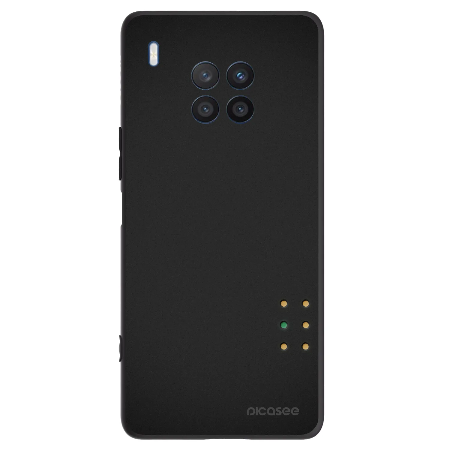 Picasee crna silikonska maskica za Honor 50 Lite - Pulse