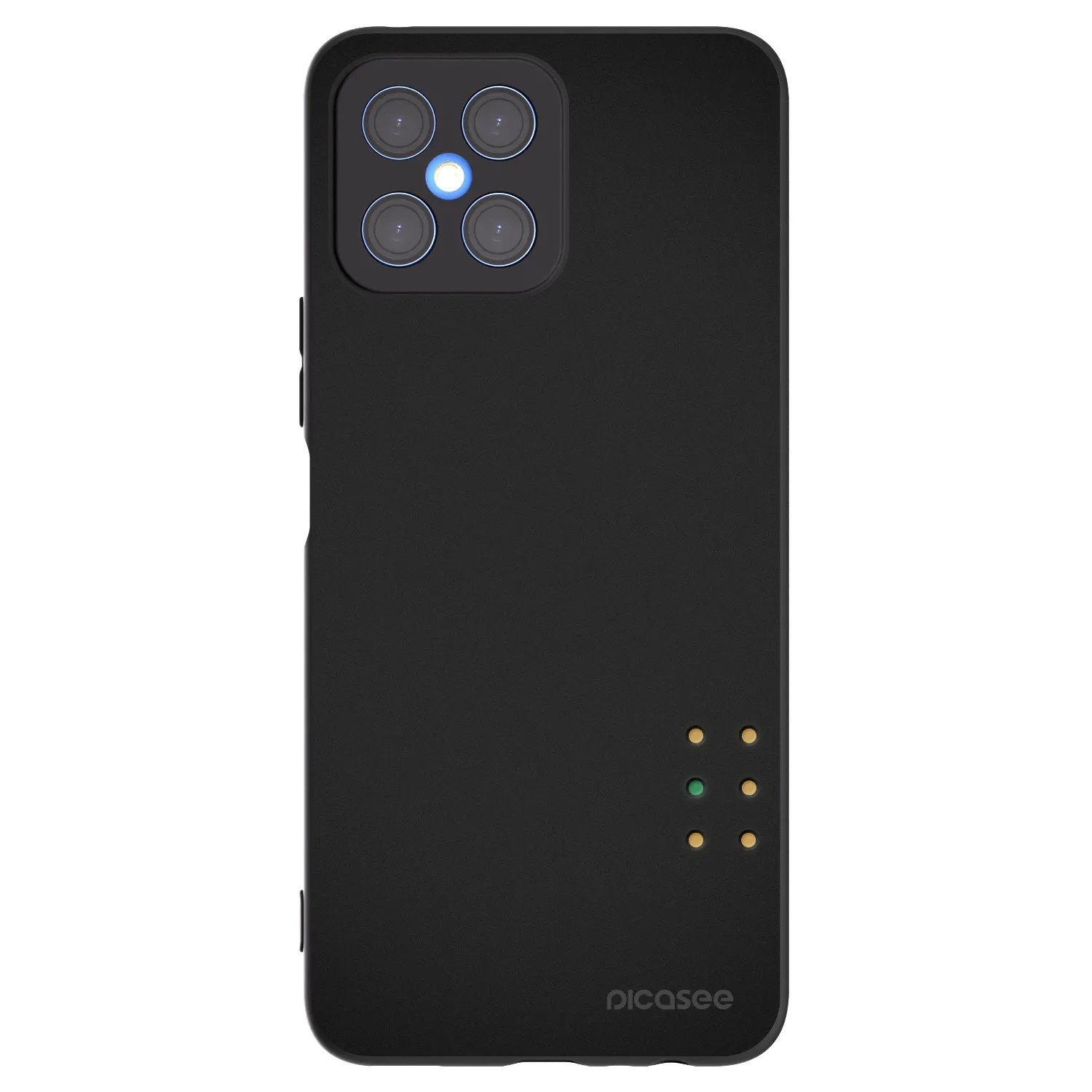 Picasee crna silikonska maskica za Honor X8 4G - Pulse