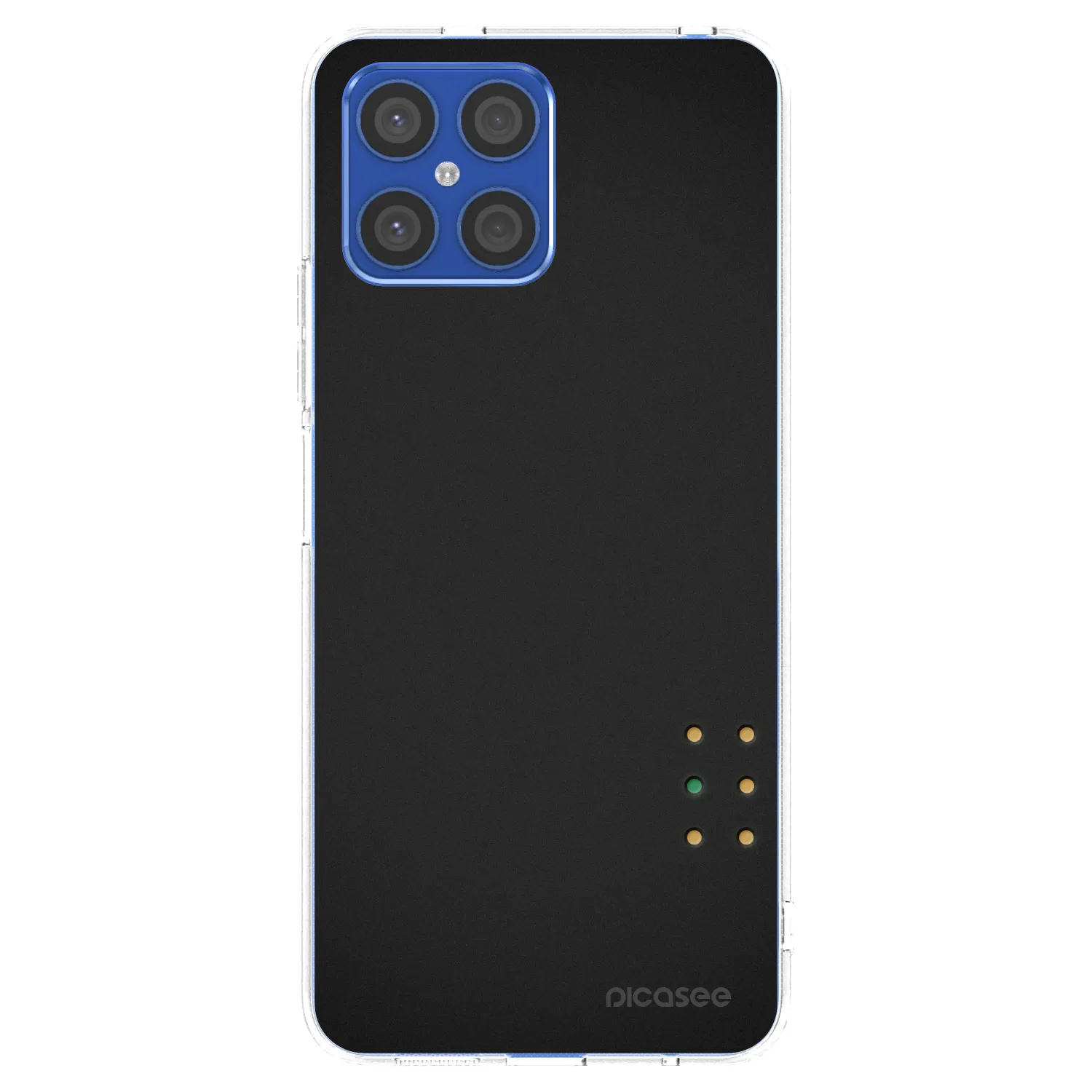 Picasee silikonska prozirna maskica za Honor X8 4G - Pulse