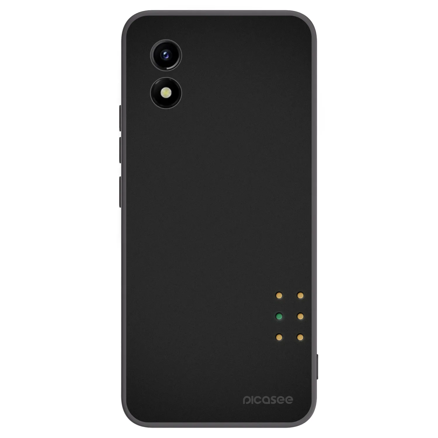Picasee crna silikonska maskica za Vivo Y01 - Pulse