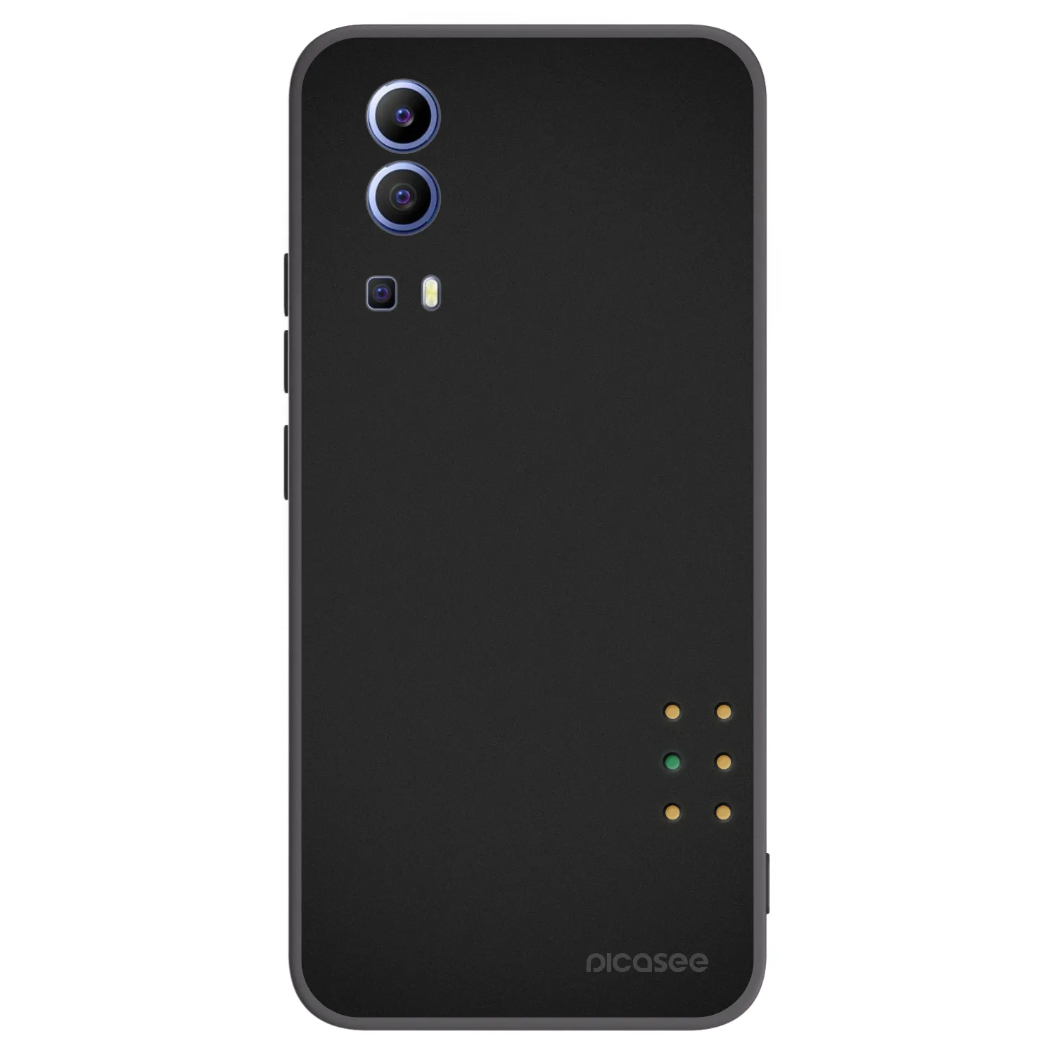 Picasee crna silikonska maskica za Vivo Y52 5G - Pulse