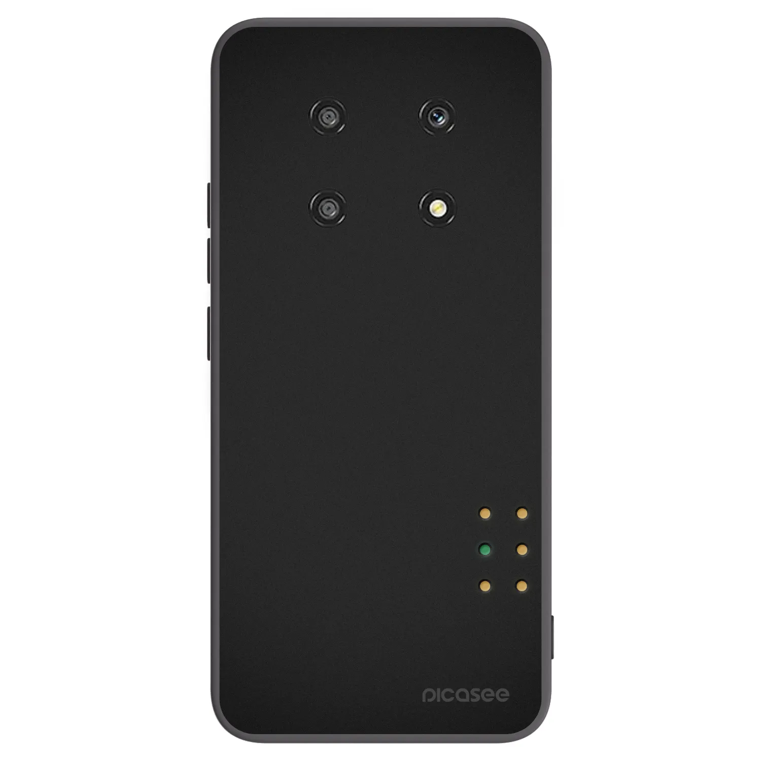 Picasee crna silikonska maskica za Honor Magic4 Lite 5G - Pulse