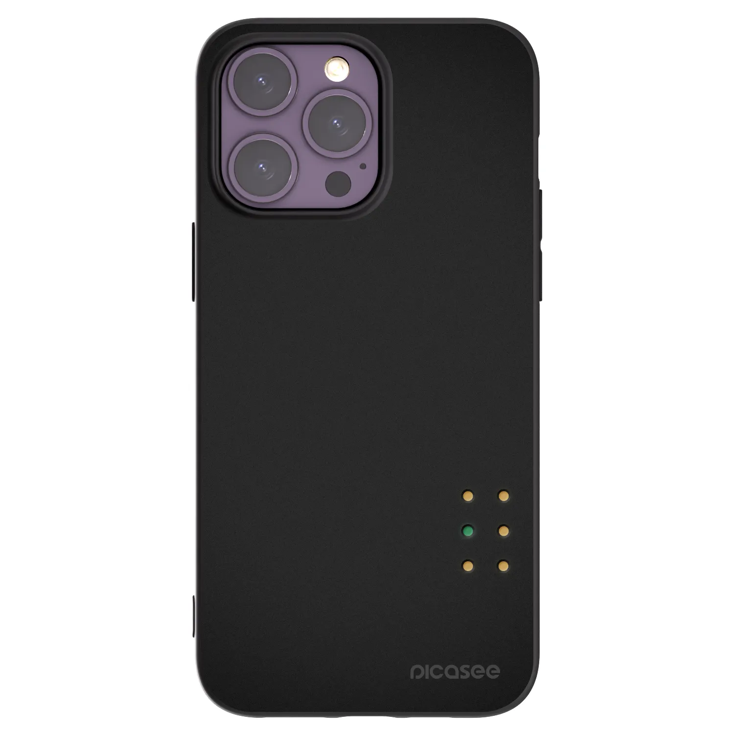 Picasee crna silikonska maskica za Apple iPhone 14 Pro Max - Pulse