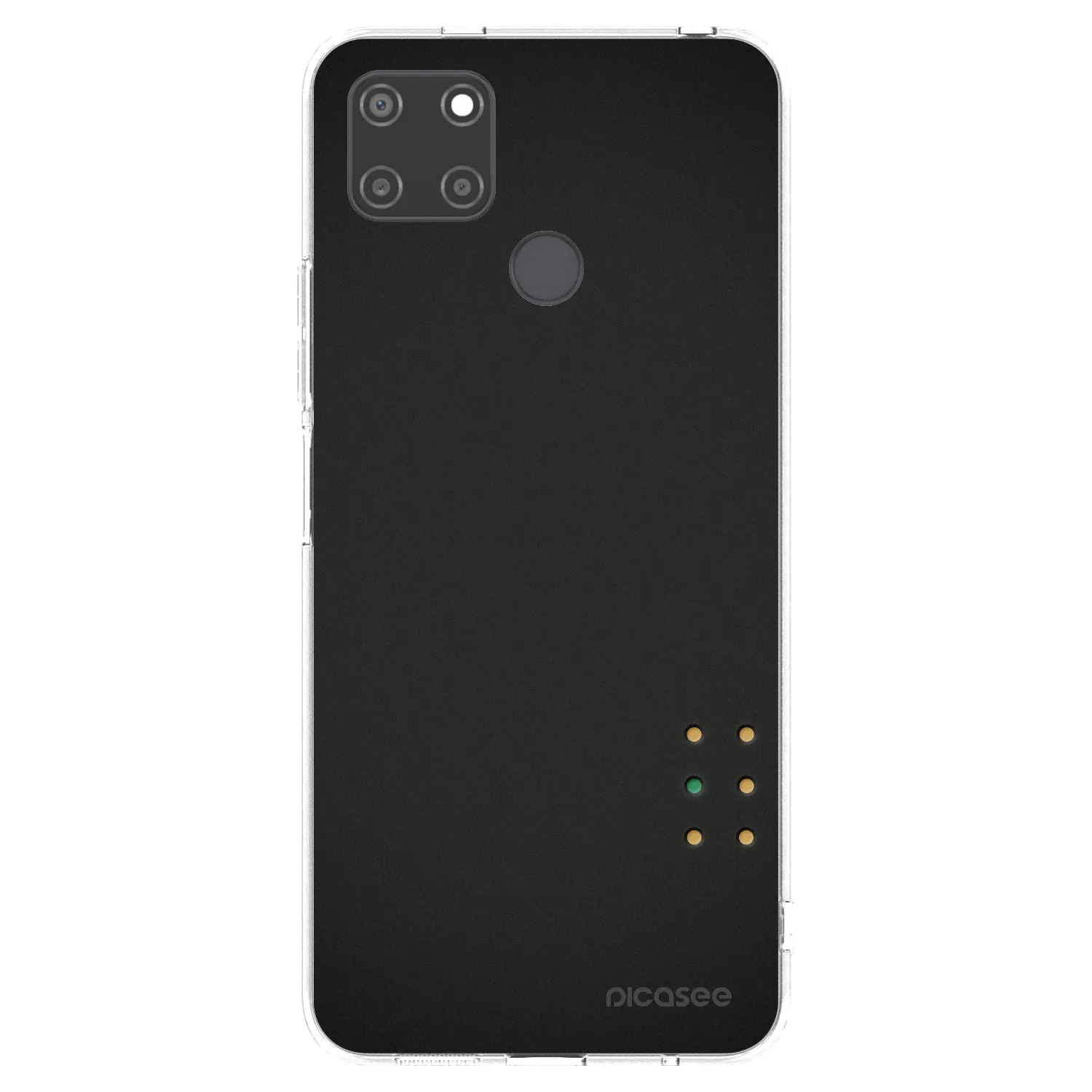 Picasee silikonska prozirna maskica za Realme C21Y - Pulse