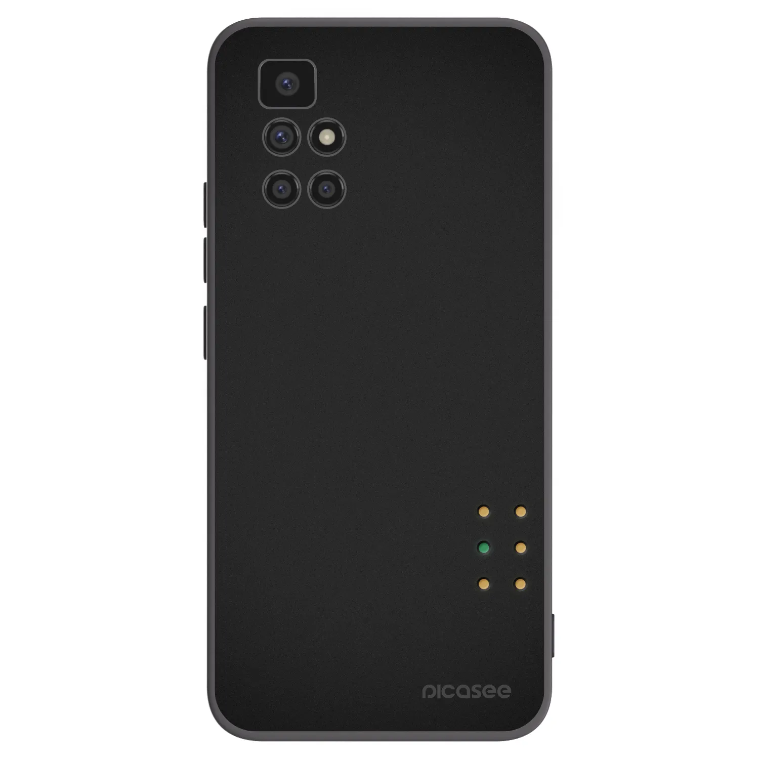 Picasee crna silikonska maskica za Xiaomi Redmi 10 (2022) - Pulse