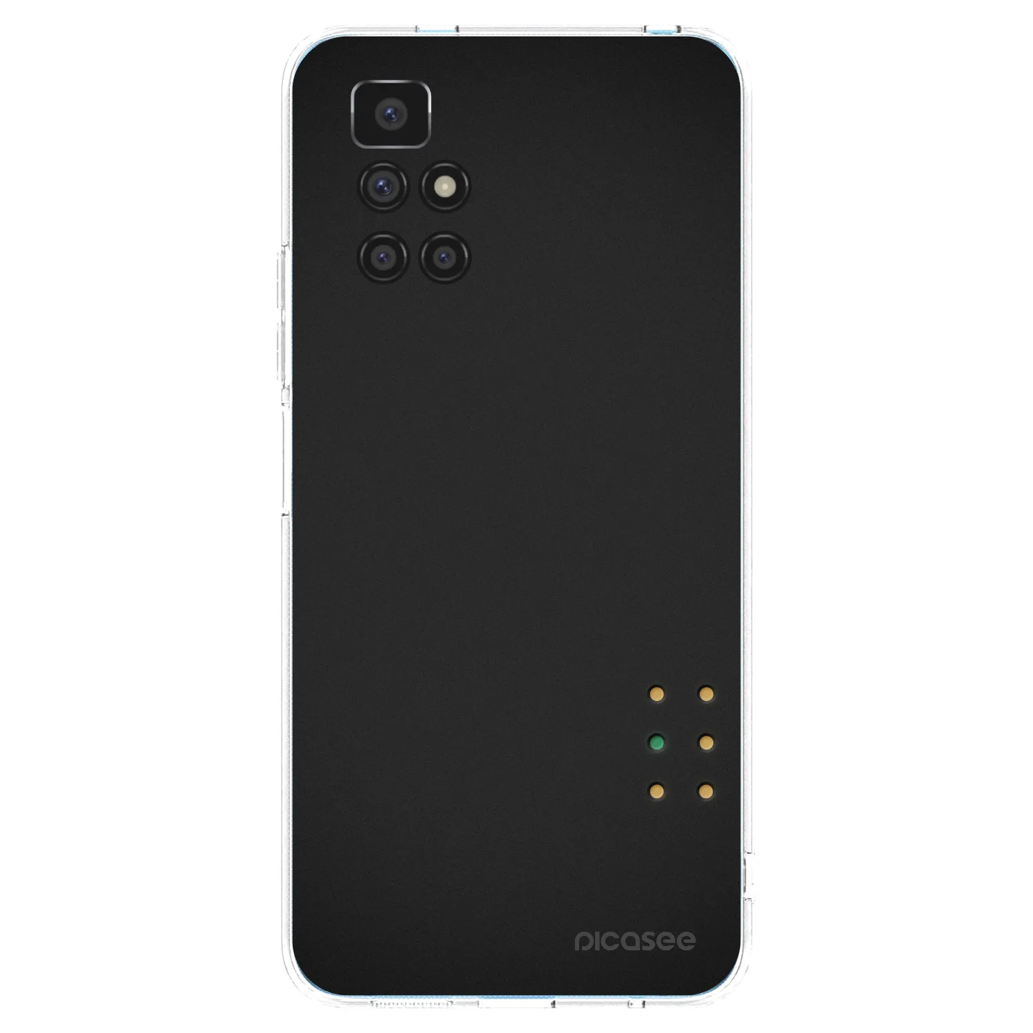 Picasee silikonska prozirna maskica za Xiaomi Redmi 10 (2022) - Pulse