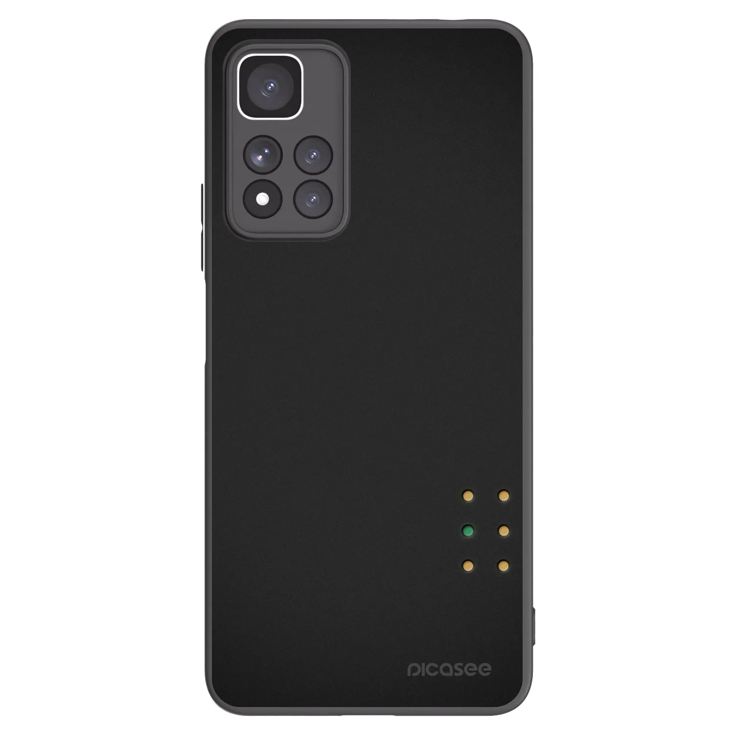 Picasee crna silikonska maskica za Xiaomi Redmi Note 11 Pro+ 5G - Pulse