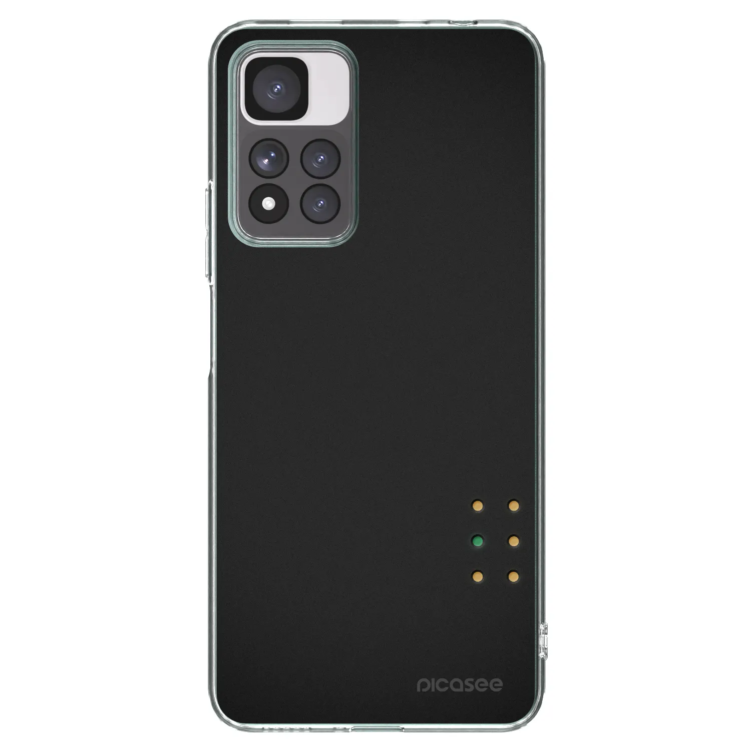 Picasee silikonska prozirna maskica za Xiaomi Redmi Note 11 Pro+ 5G - Pulse