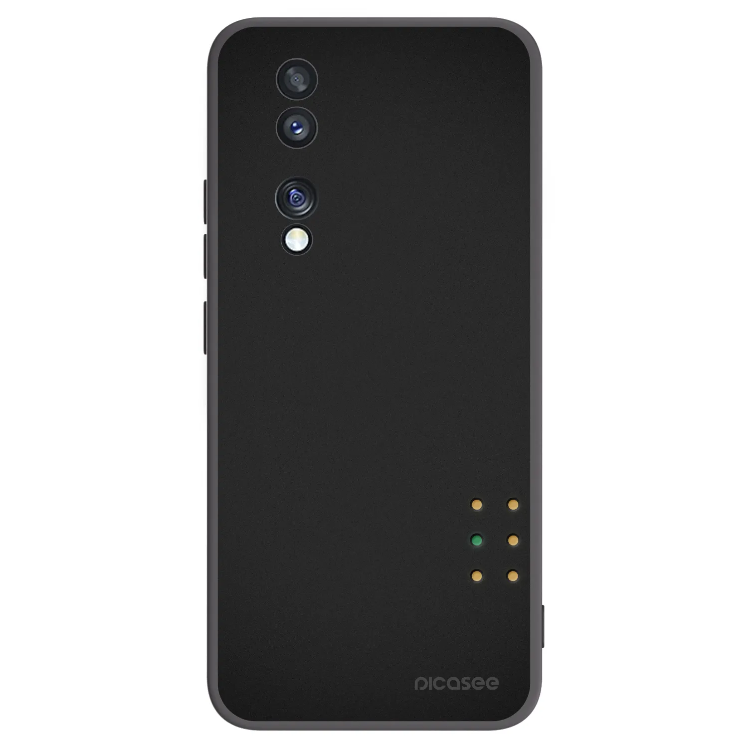 Picasee crna silikonska maskica za Honor 70 - Pulse