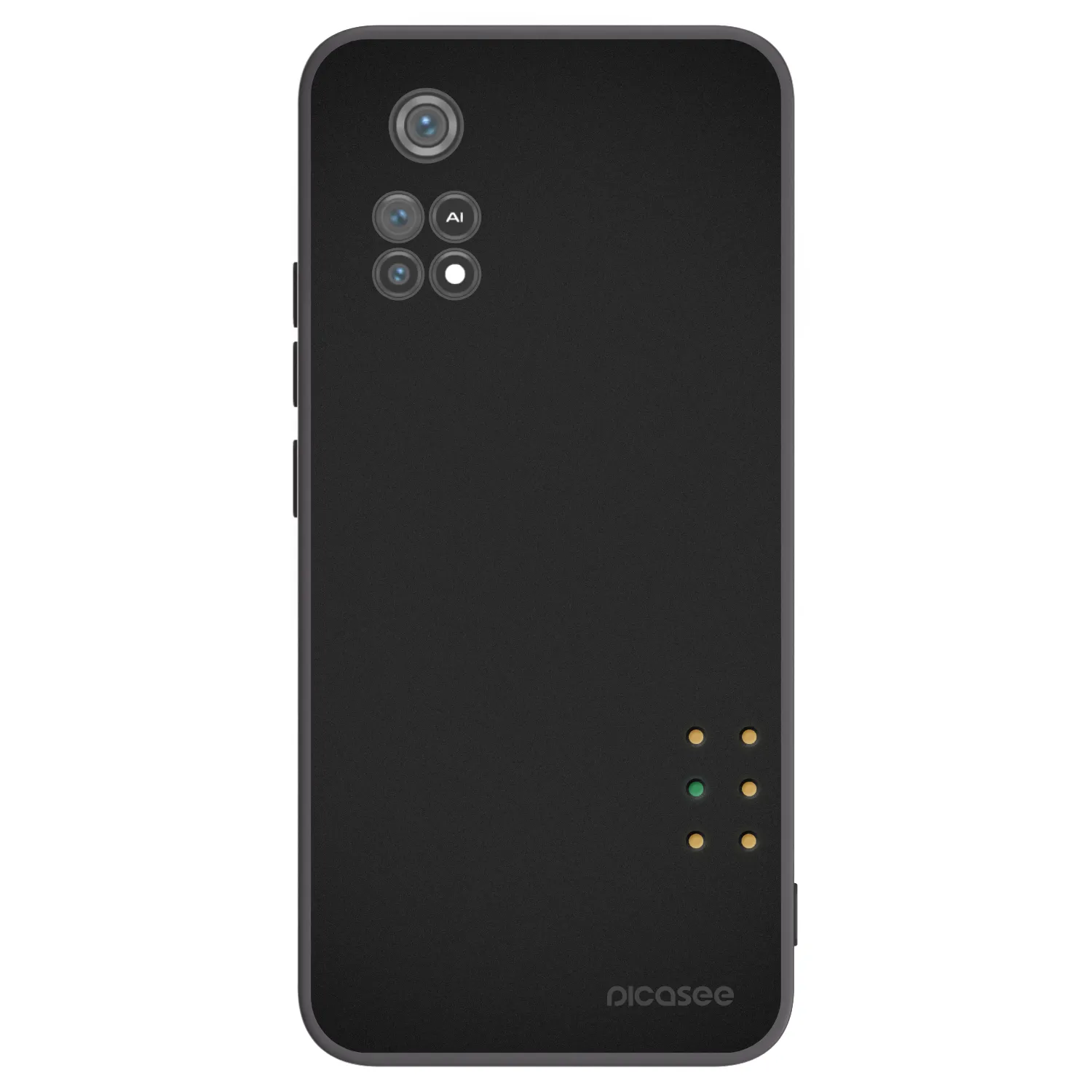 Picasee crna silikonska maskica za Xiaomi Poco M4 Pro - Pulse