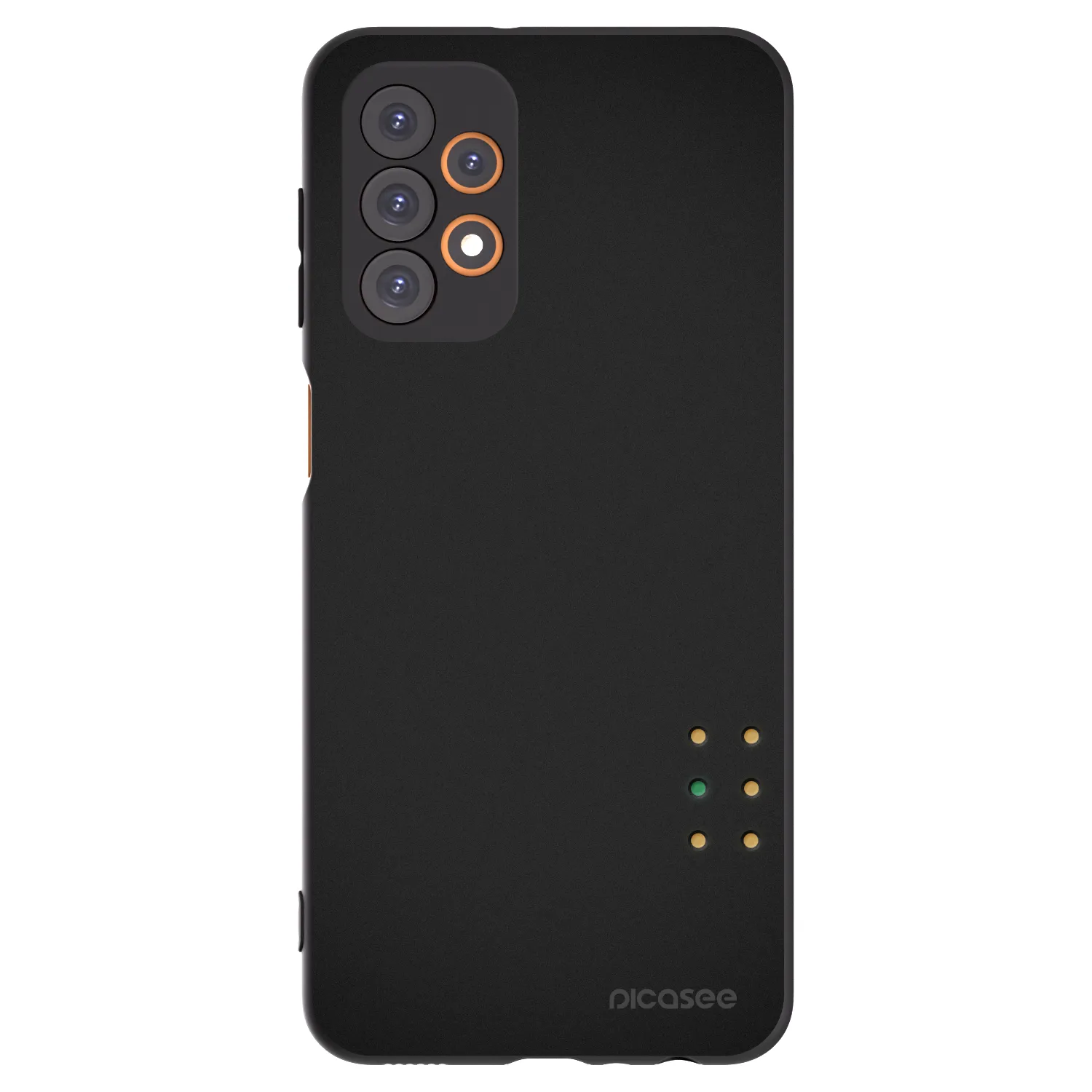 Picasee crna silikonska maskica za Samsung Galaxy A23 A235F 4G - Pulse