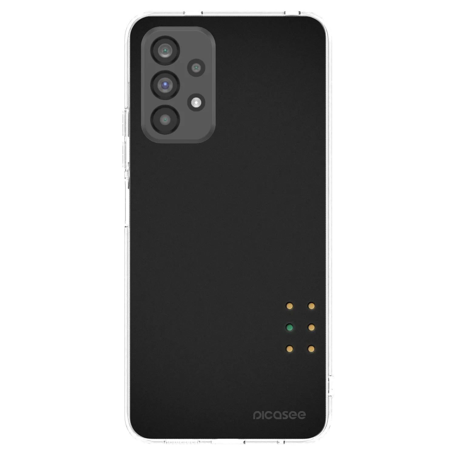 Picasee silikonska prozirna maskica za Samsung Galaxy A73 5G - Pulse