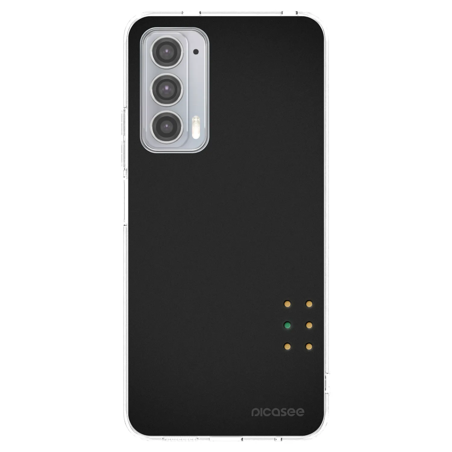 Picasee silikonska prozirna maskica za Motorola Edge 20 - Pulse