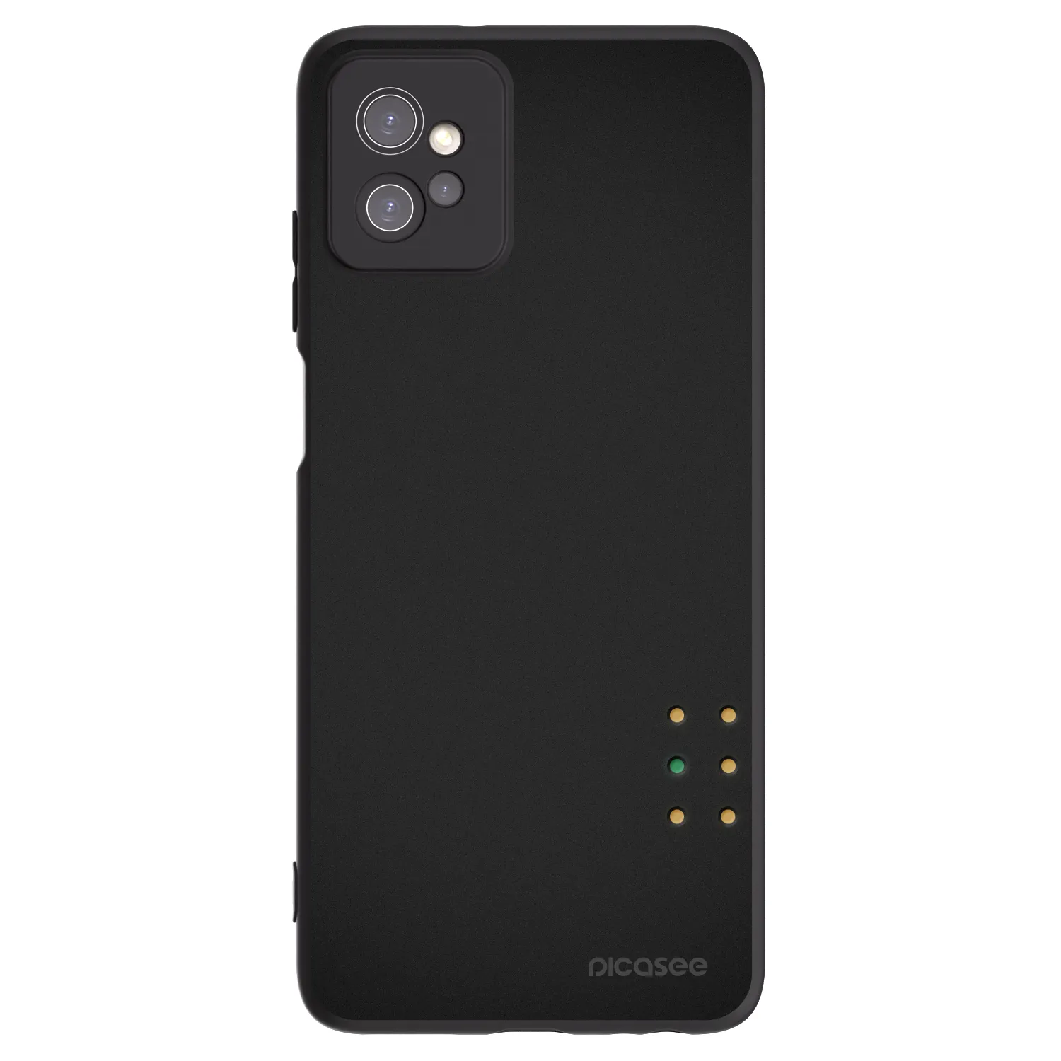 Picasee crna silikonska maskica za Motorola Moto G32 - Pulse