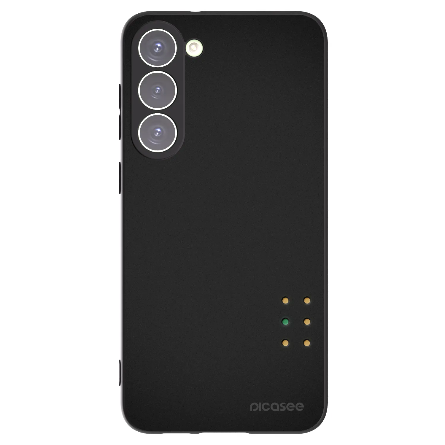 Picasee crna silikonska maskica za Samsung Galaxy S23+ 5G - Pulse