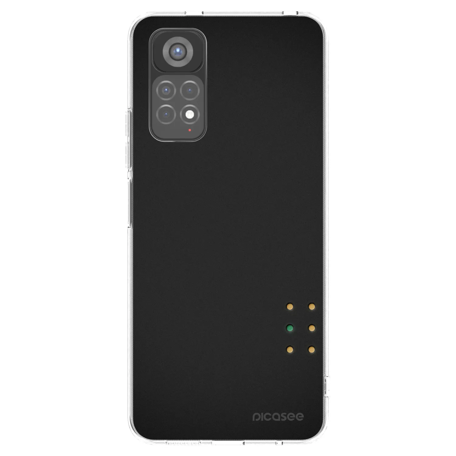 Picasee silikonska prozirna maskica za Xiaomi Redmi Note 11S 5G - Pulse