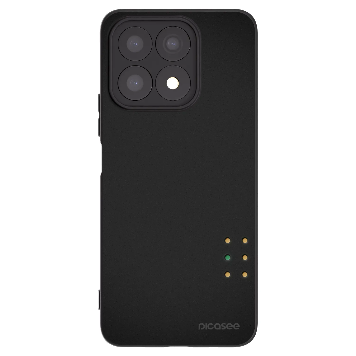 Picasee crna silikonska maskica za Honor X8a - Pulse