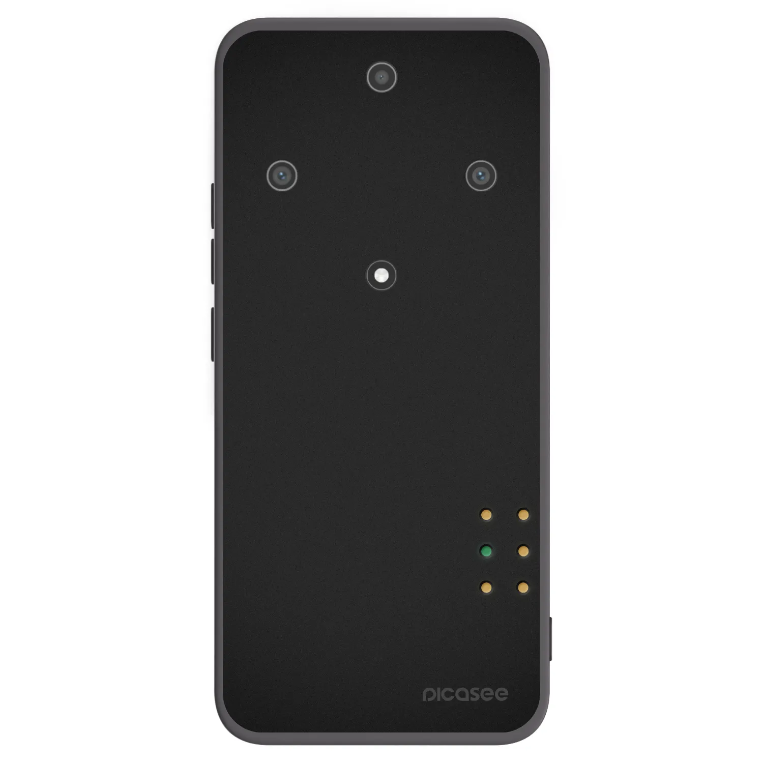Picasee crna silikonska maskica za Honor Magic5 Lite 5G - Pulse