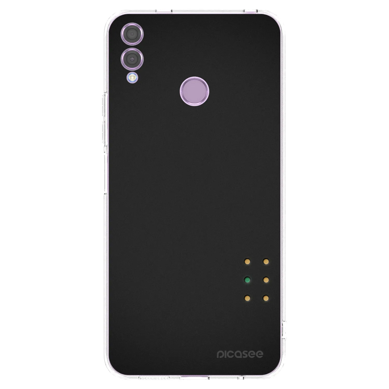 Picasee silikonska prozirna maskica za Honor 8X - Pulse