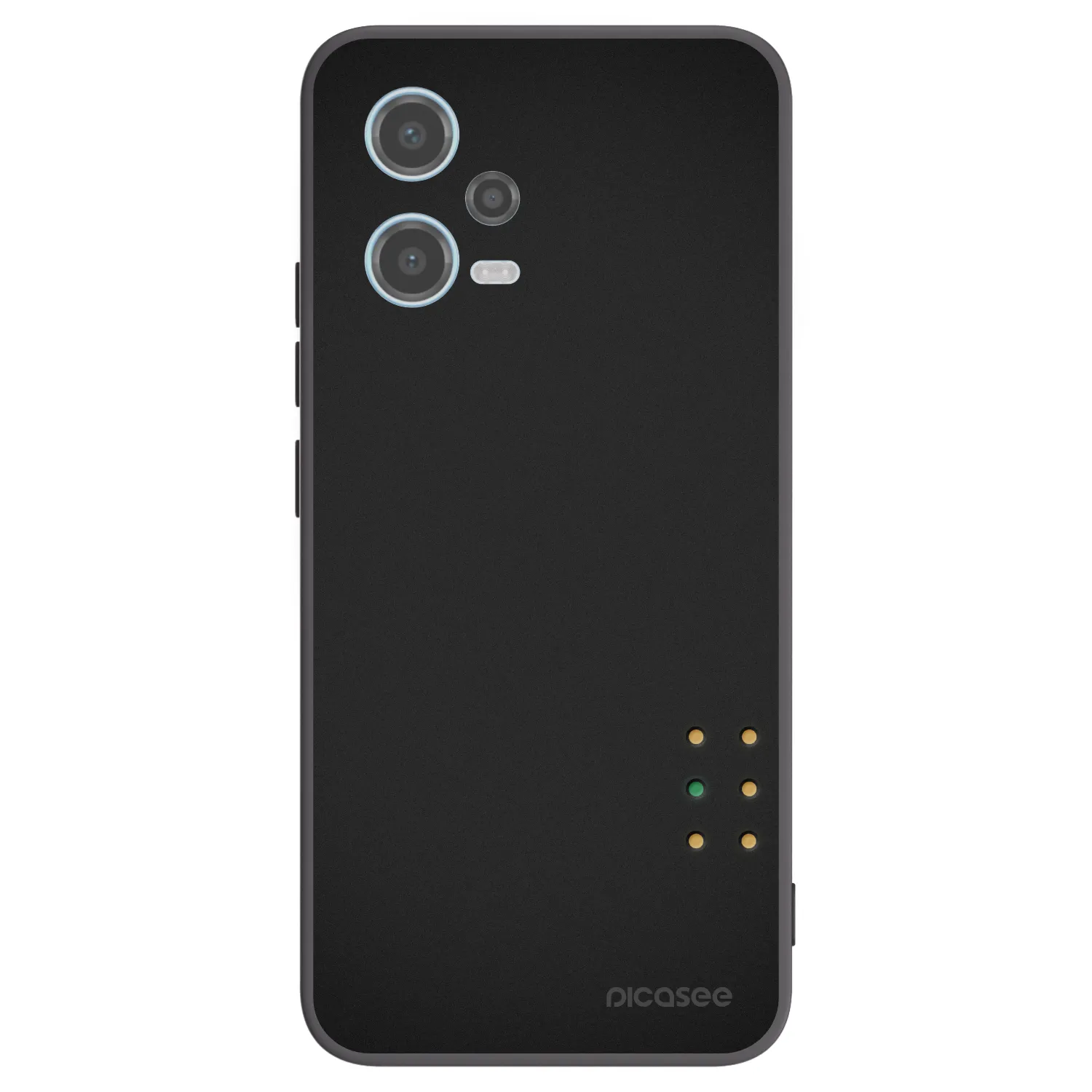 Picasee crna silikonska maskica za Xiaomi Redmi Note 12 5G - Pulse