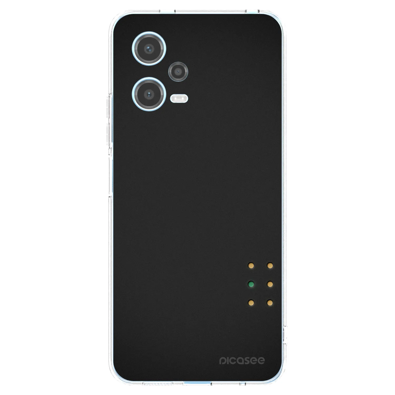 Picasee silikonska prozirna maskica za Xiaomi Redmi Note 12 5G - Pulse