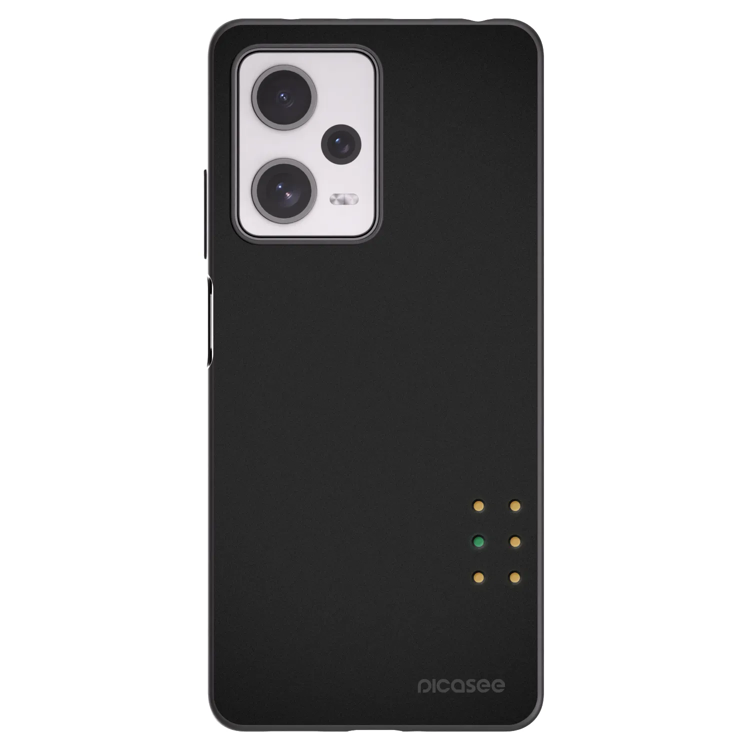 Picasee crna silikonska maskica za Xiaomi Redmi Note 12 Pro+ 5G - Pulse