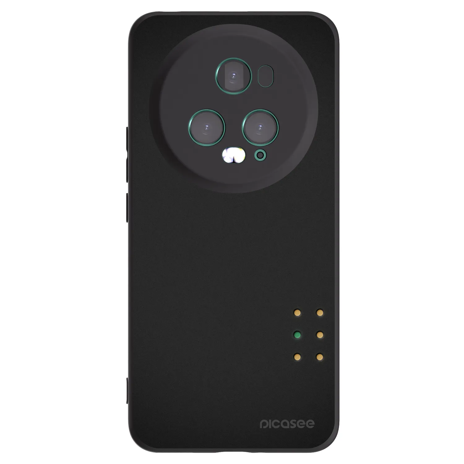 Picasee crna silikonska maskica za Honor Magic5 Pro - Pulse