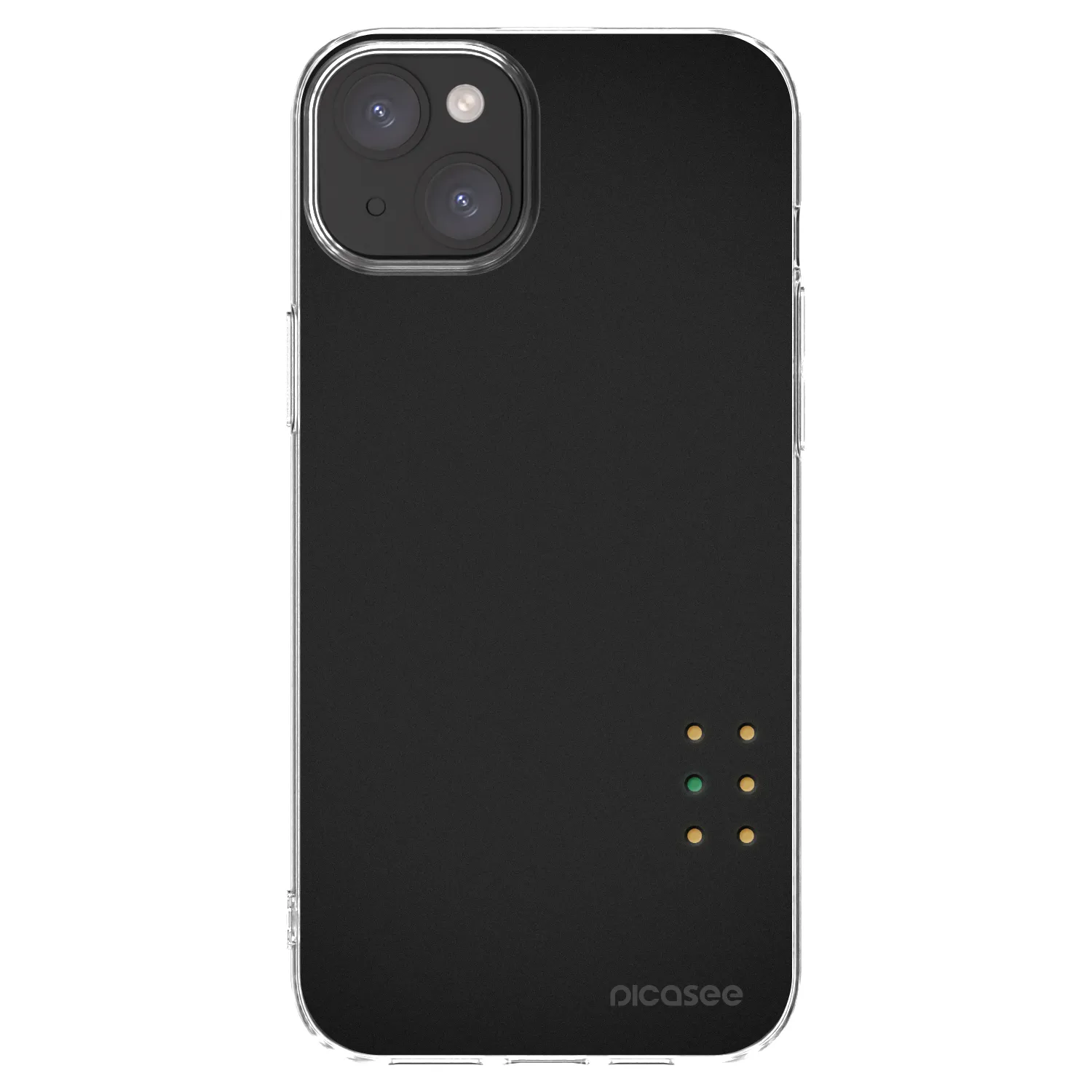 Picasee silikonska prozirna maskica za Apple iPhone 15 Plus - Pulse