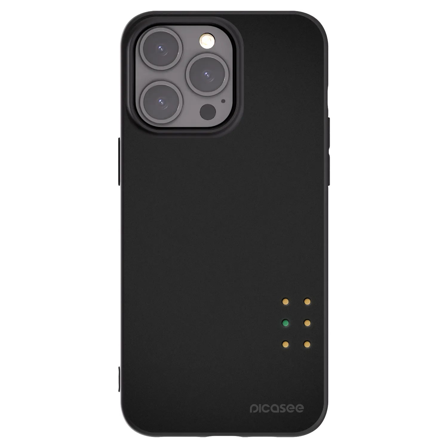 Picasee crna silikonska maskica za Apple iPhone 15 Pro Max - Pulse