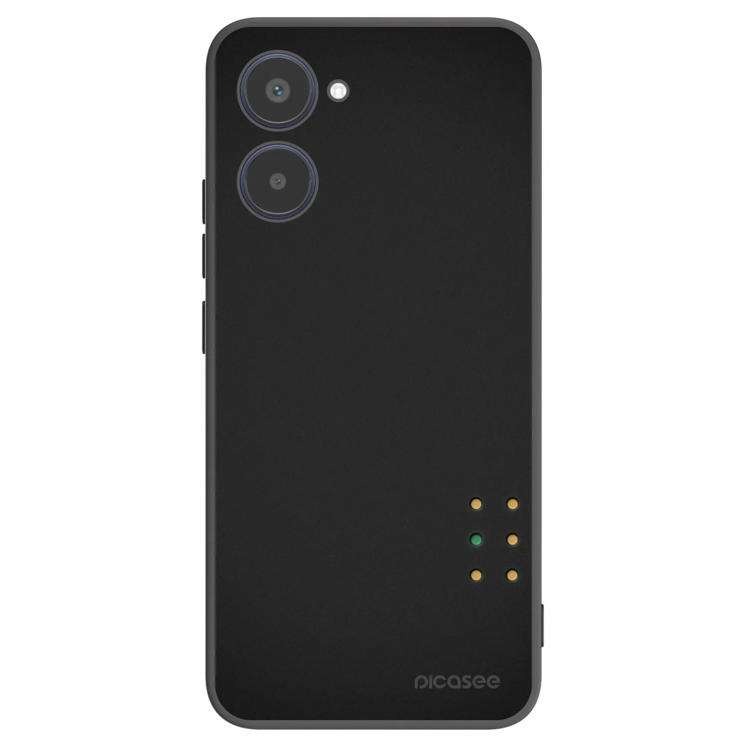 Picasee crna silikonska maskica za Realme 10 4G - Pulse